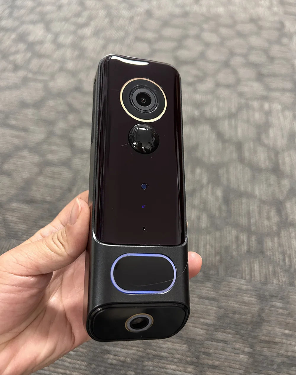 4MP Dual Lens WIFI Doorbell Intercom Video Door Phone Visual Doorbell Peephole Viewer Door Camera With Indoor Chime