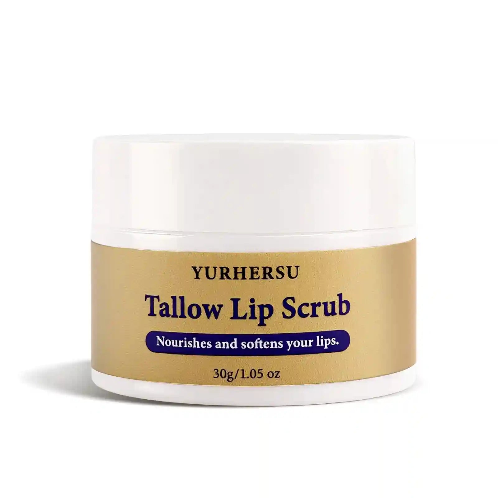 Grass Fed Beef Tallow Lip Scrub with Manuka Honey - 30g Tidesmit Lip Care Tallow Lip Scrub 30g Tidesmit