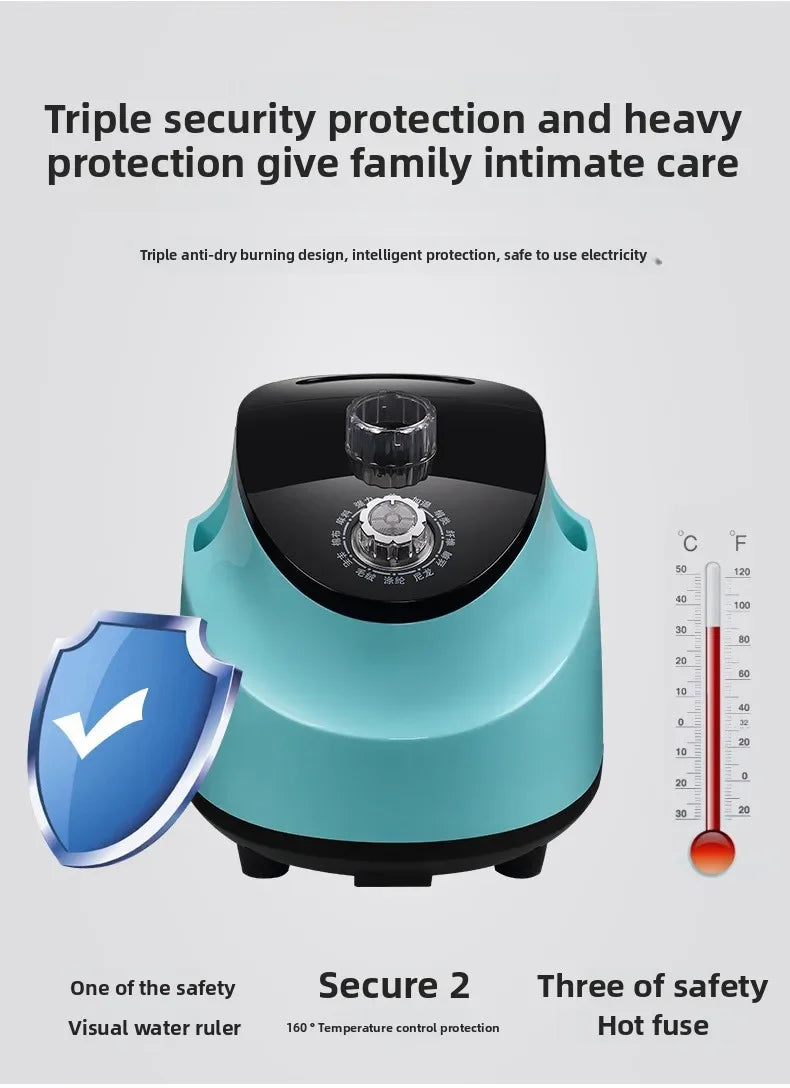 Tidesmit vertical flat hanging electric steam iron for household garment care, showing sleek compact design