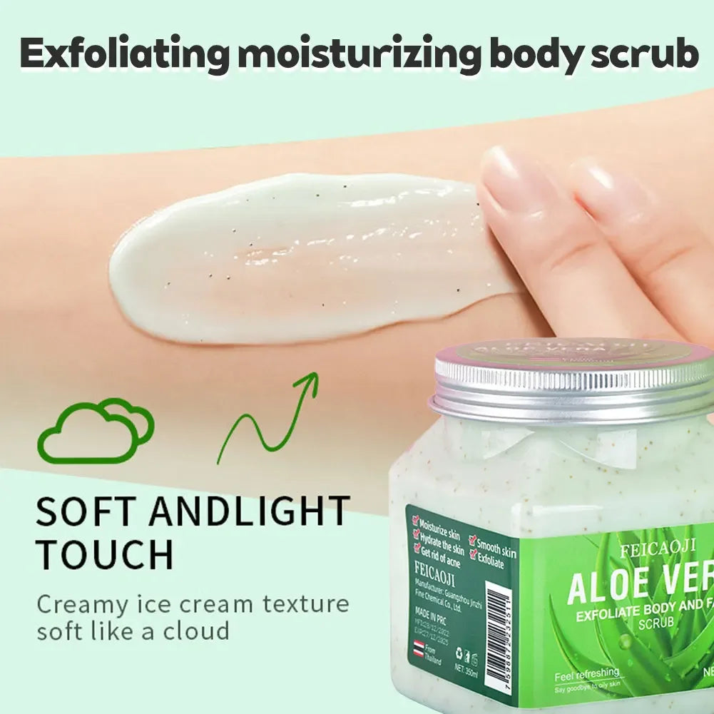 Exfoliating Body Scrub 350ml | Deep Cleansing Hydrating Gel by Tidesmit Scrubs Treatments Tidesmit