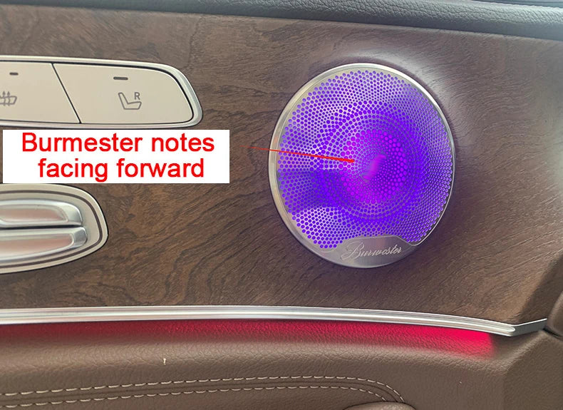LED Ambient Speaker Covers for Mercedes Benz W205 W213 X253 Tidesmit