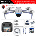 4K Camera Drone with 3-Axis Gimbal and Obstacle Avoidance - X40 PRO X40 PRO Tidesmit