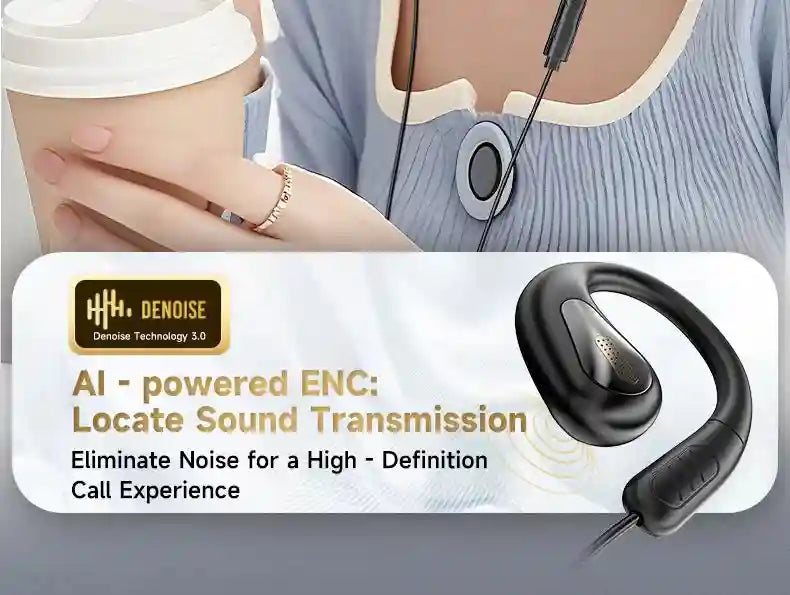 Wired Earbuds with Mic and 9D Surround Sound - USB-C & 3.5mm Options Tidesmit