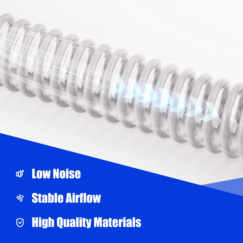 1.8M CPAP Hose CPAP Tubing CPAP Pipe Auto APAP Anti Snoring Apnea Respitor Ventilator 22MM Tubing Hose + Hose Cleaning Brush Kit