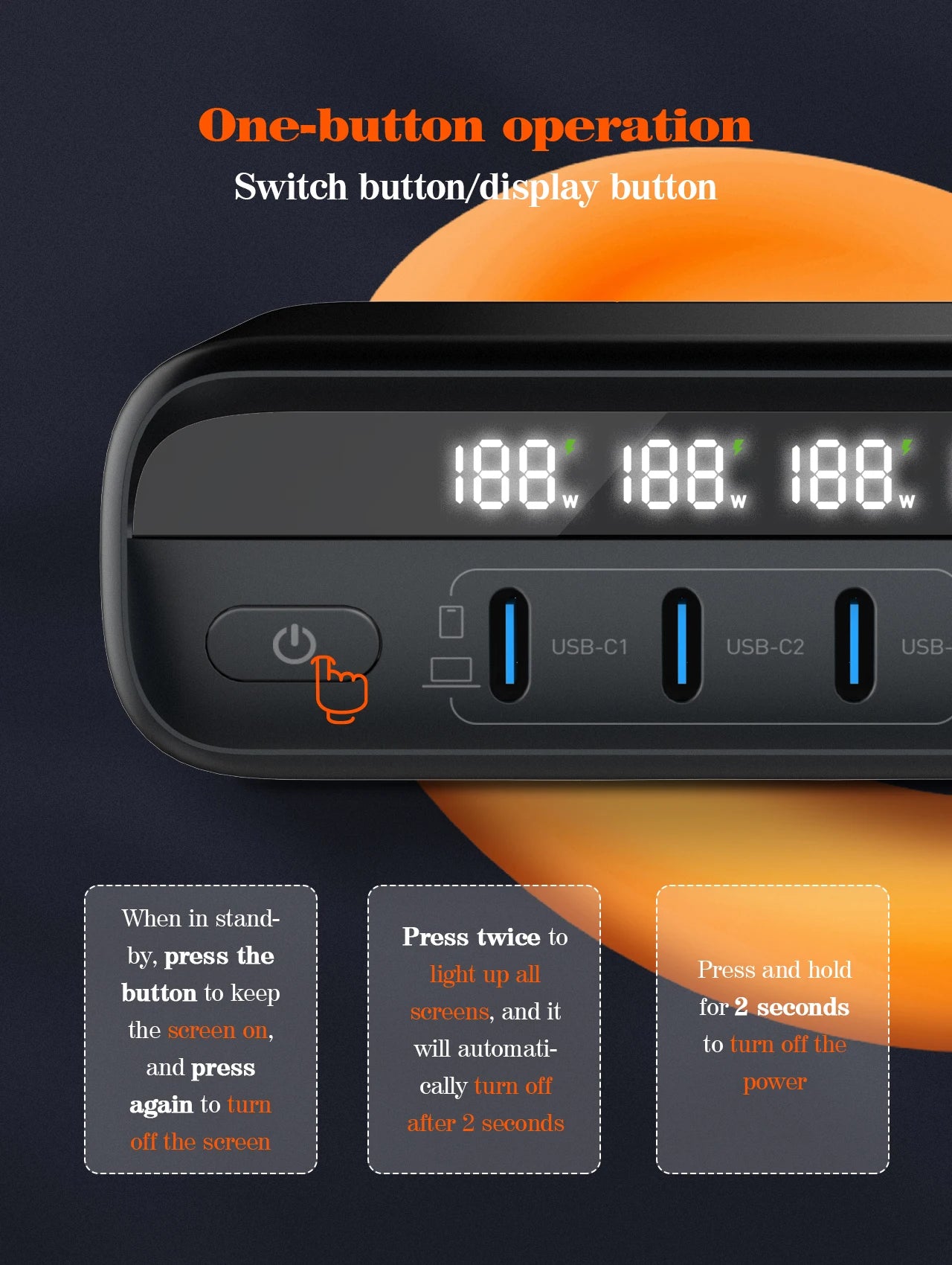 140W GaN USB C Charging Station 6-Port Hub for Universal Travel Tidesmit