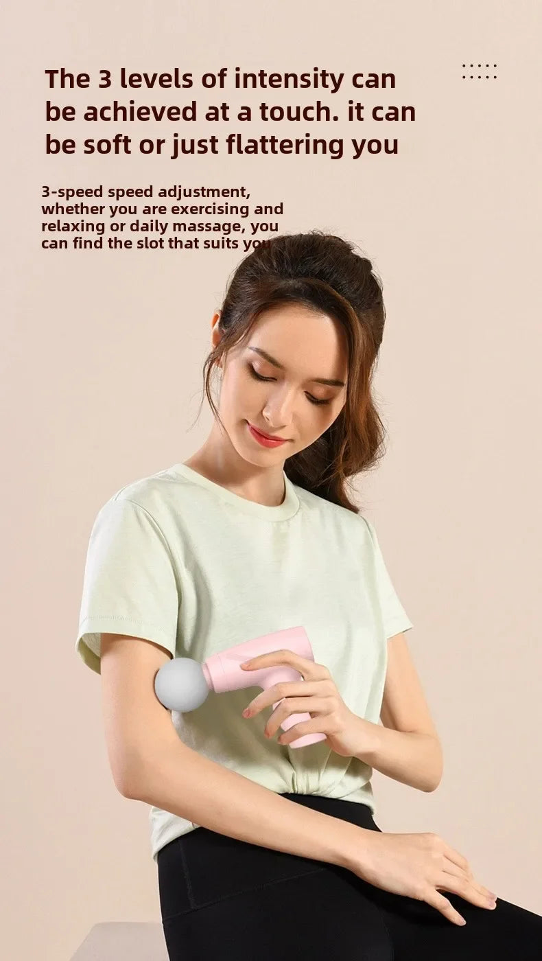 Portable Deep Tissue Massage Gun for Targeted Muscle Recovery Therapy Relaxation Treatment Tidesmit