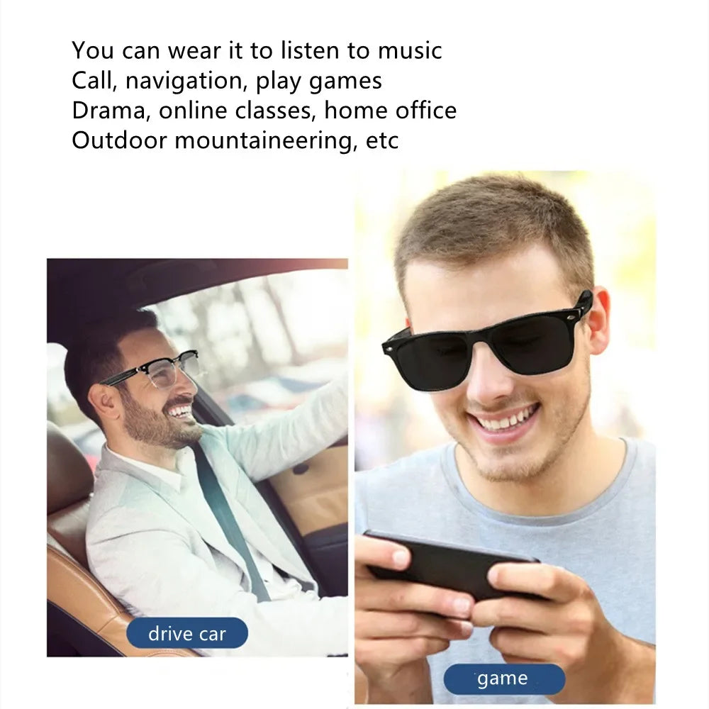 Smart Audio Sunglasses with Voice Translator – Bluetooth 5.0 Wireless Tidesmit