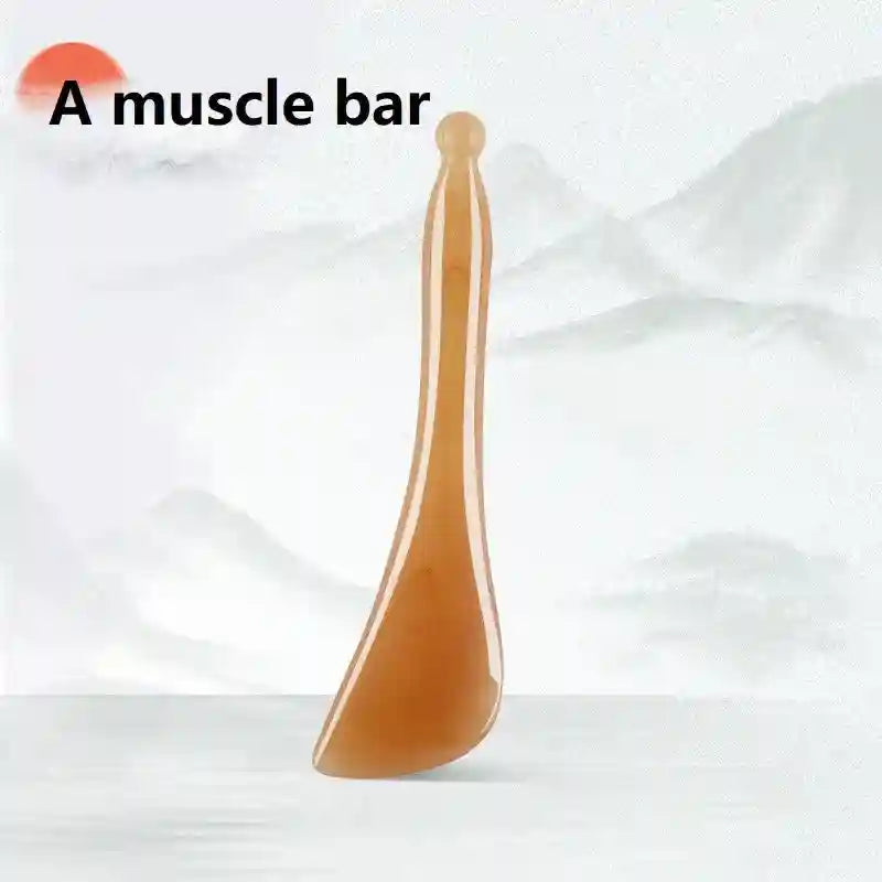 Gua Sha Facial Tool - Resin Ergonomic Face Massager for Muscle Relief Eye Massage Instrument Muscles Tidesmit
