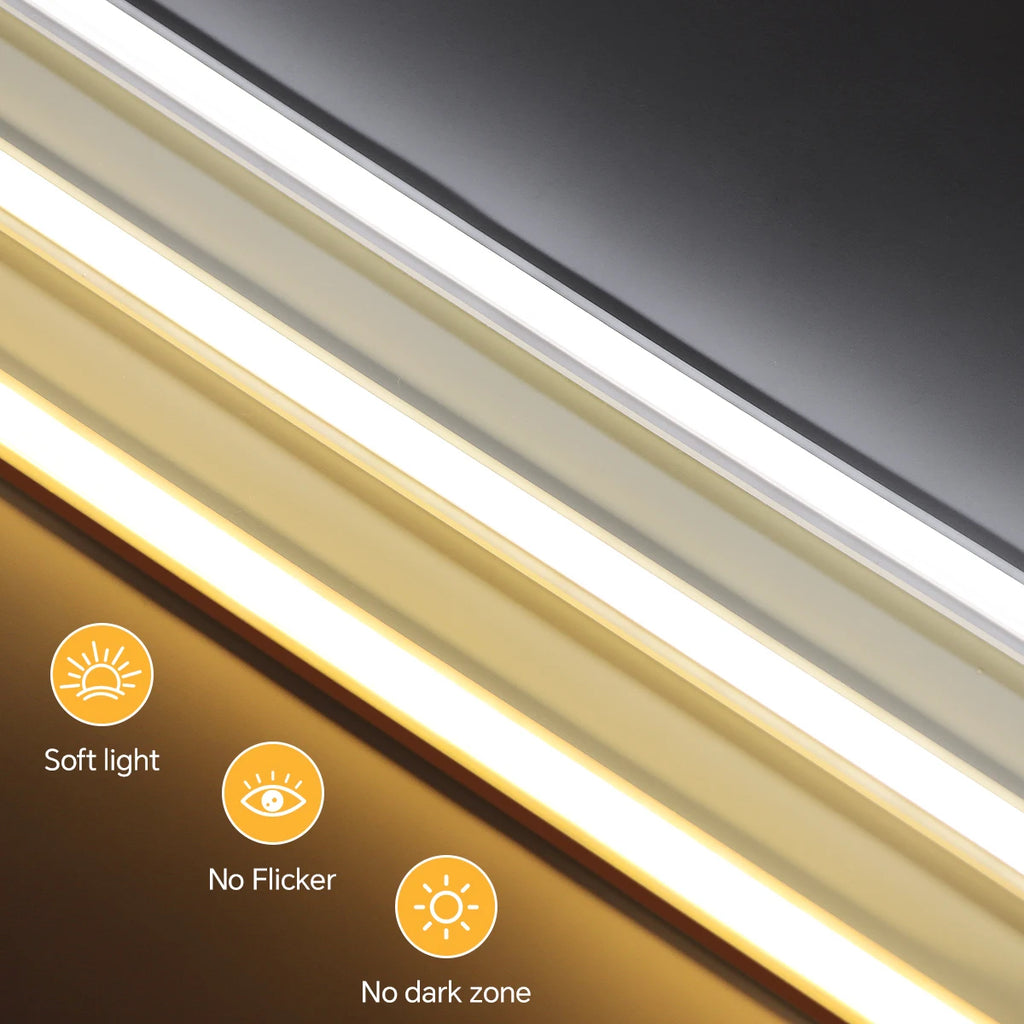 Super Bright 220V COB LED Strip with Switch FOB Tape Ribbon EU Plug 2M 5M 30M 25M 20M 15M 10M LED Lights For Kitchen Room Decor