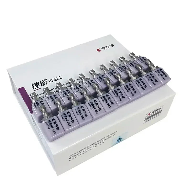 Upcera UP-CAD Dental Lab C14  Aesthetic Lithium Disilicate Blocks HT/LT CAD CAM Glass Ceramic 20Colors Dental Lab Veneer Crown
