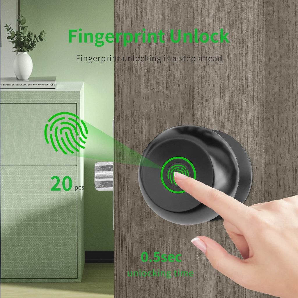 Tuya Smart Lock Fingerprint Key Unlock App Remote Control Intelligent Door Lock Keyless Security Door for Apartment