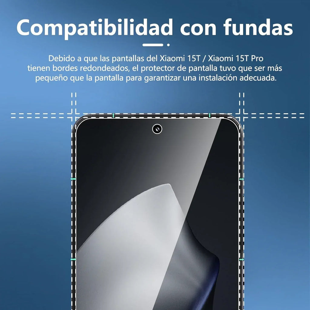 Xiaomi 15T Pro Tempered Glass Screen Protector - 9H Anti-Scratch Film Tidesmit