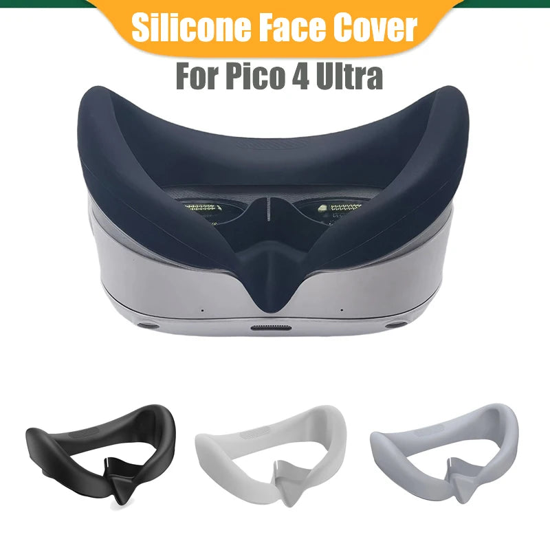 Pico 4 Ultra Silicone Facial Interface - Ergonomic Light Leakage Guard Tidesmit