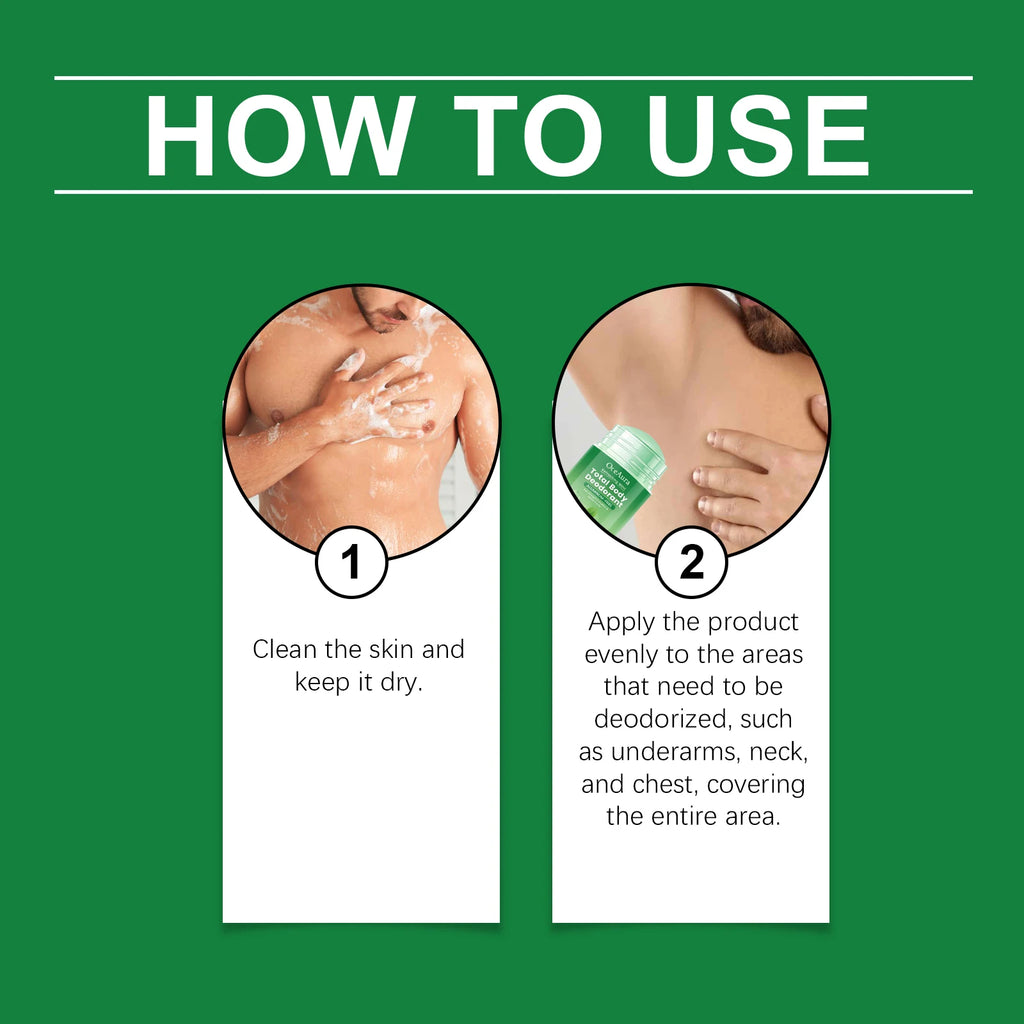 Tidesmit Mint Body Care Deodorant Stick for long-lasting freshness, odor purification, and moisturizing daily care.