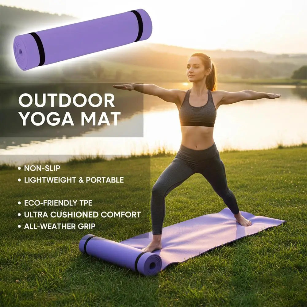 1/2Pcs Thick Yoga Mat Anti-skid Sports Fitness Mat EVA Comfort Foam Yoga Mat For Exercise Yoga And Pilates Gymnastics Mat