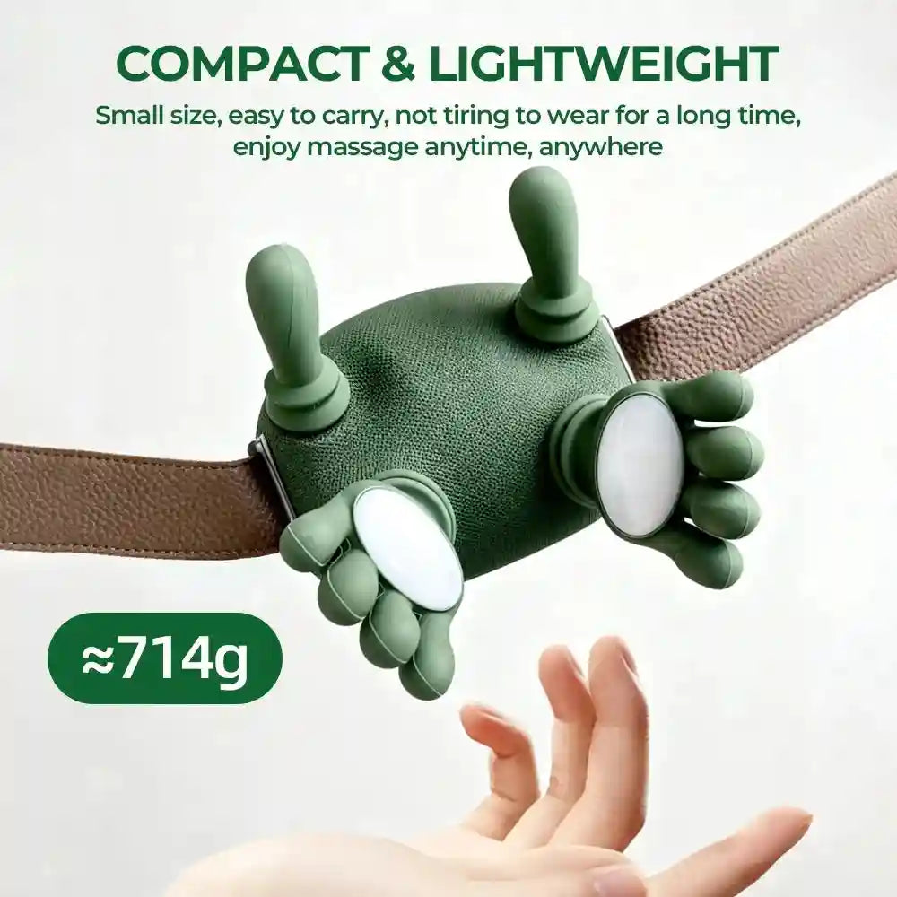 Wireless Neck and Shoulder Massager: Deep Tissue Rechargeable Relief - Green Body Shaping Massage Equipment Tidesmit