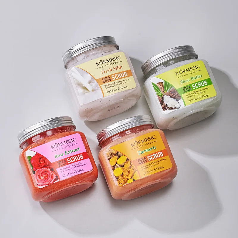 Turmeric Body Scrub for Deep Exfoliation | Natural Brightening Skincare Scrubs Treatments Tidesmit