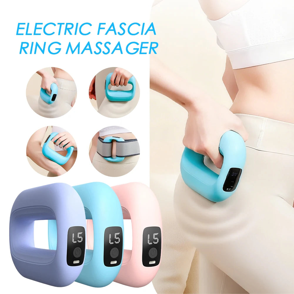 Fascia Gun Massage Ring - Deep Tissue Percussive Therapy Tool Violet Fascia Gun Tidesmit