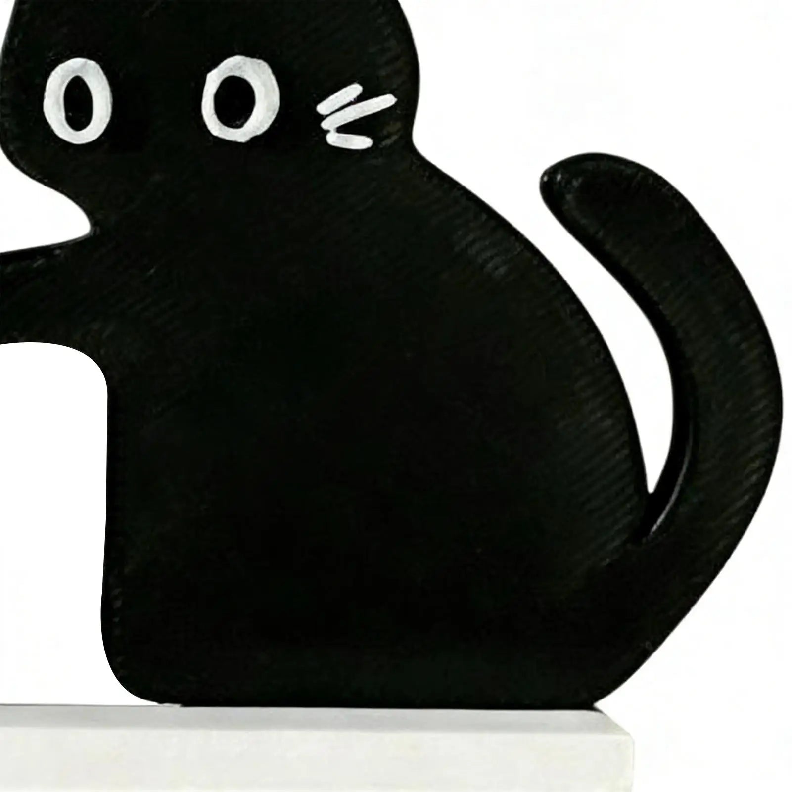 Black cat memorial vase and keepsake box with magnet, perfect pet loss sympathy gift for cat lovers.