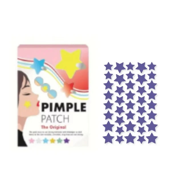 40pcs pieces of multi-color star acne patches, facial acne patches, concealer acne patches, and pimples patches, ultra-thin.
