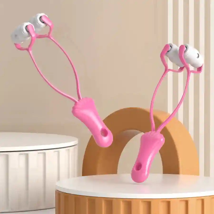Facial Massage Roller 360 Rotating Y-Shape Lifting Tool Pink Massage Roller Tidesmit