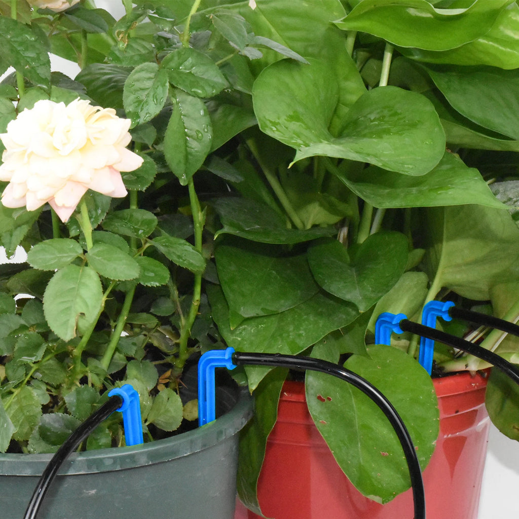 KESLA Drip Irrigation Kit 10-100M 4Way 2Way 8L Drip Arrow 3/5mm Hose Watering System Dripper Sprinkler Pot Planting Greenhouse