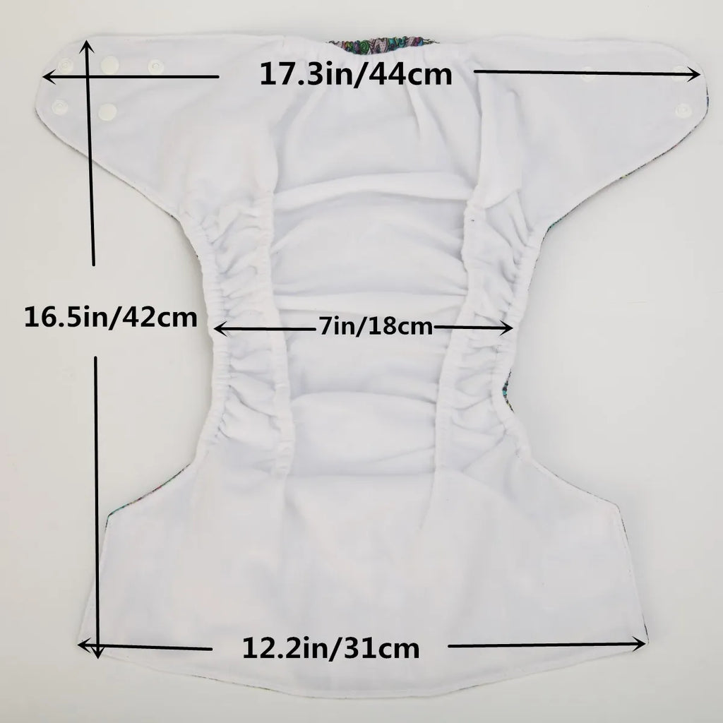 [Sigzagor] 2 to 7 years old Big Cloth Diaper Nappy Pocket Reusable Washable Baby Kids Toddler Junior Photos Newborn Photography