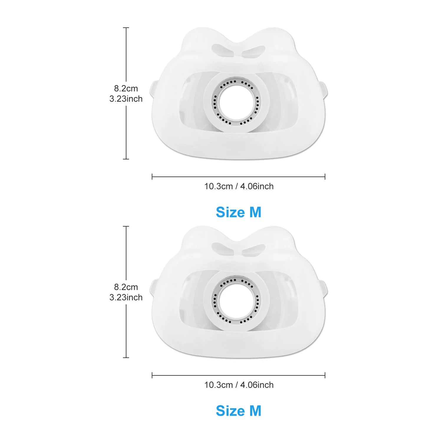 2/1pc CPAP Face Mask for AirFit F40 Auto CPAP Machine Sleep Apnea Nasal Mask Anti Snoring Apnea Replacement Mask Accessories New