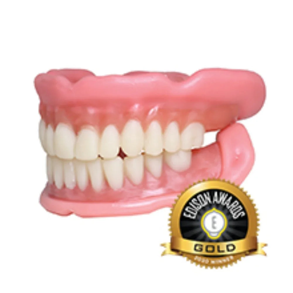 Tidesmit 2026 silicone fake teeth set for filling gaps with comfortable realistic upper and lower dentures