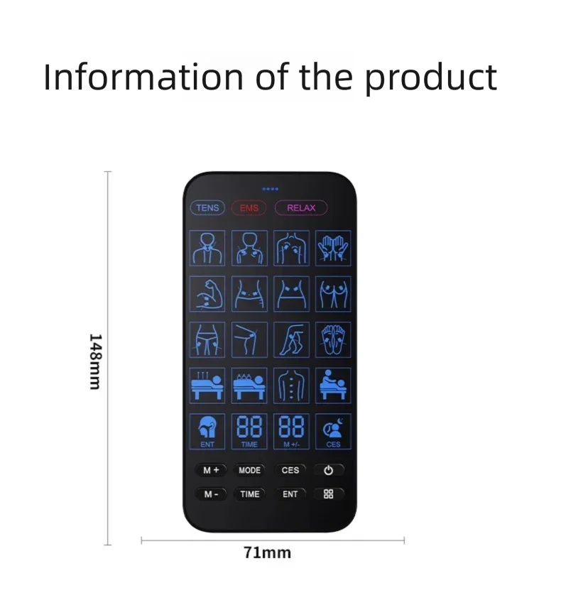 Electric Pulse Muscle Stimulator: Deep Tissue Relief & Heat Therapy Massage Chairs Tidesmit