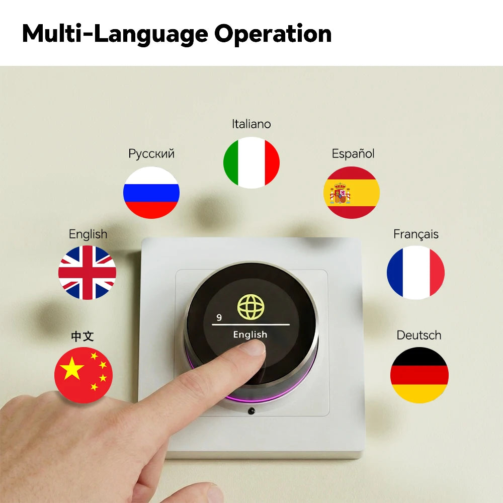 Tuya WiFi Smart Knob Thermostat for Electric Floor Heating Water/Gas Boiler Heating Thermoregulator Support Alexa Google Home