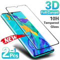 Huawei P30 Pro Screen Protector - 3D Curved Tempered Glass 3-Pack AE Tidesmit
