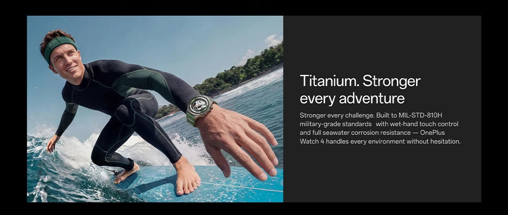 Smart watch OnePlus watch 4 Wear OS by Snapdragon W5 Google 16 days of battery life Chat with Google Gemini