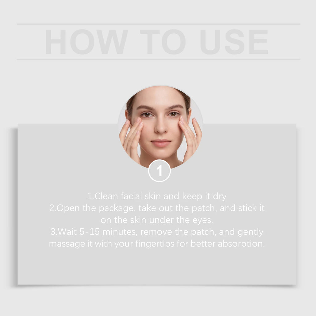 Tidesmit Viareline Vitamin C moisturizing eye patches for hydrating under eye treatment and gentle daily skincare
