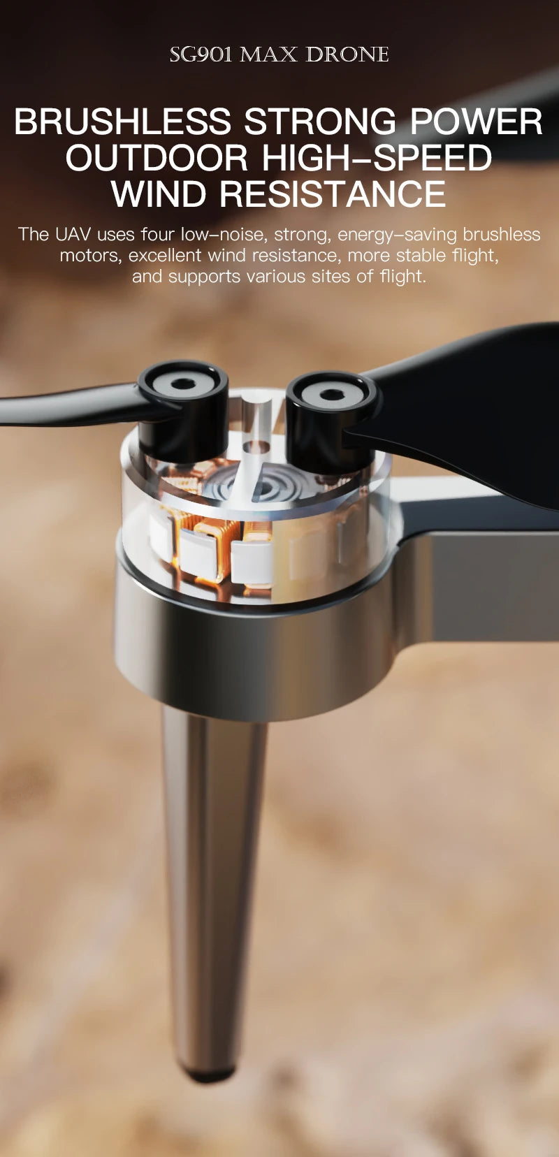 4K GPS Drone with HD Camera - Foldable Obstacle Avoidance Tech Tidesmit