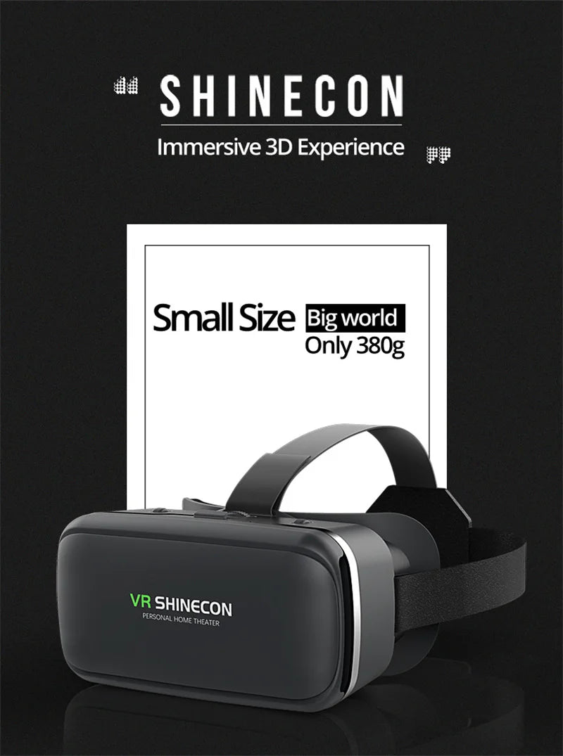 VR Headset for Smartphone - Immersive 3D Smart Glasses with Spatial Audio Tidesmit