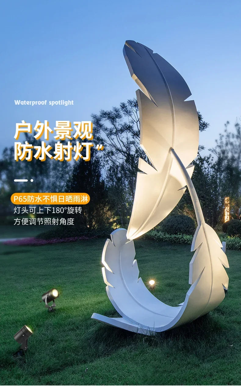 Waterproof Dimmable Outdoor LED Garden Lighting Spike Lawn Lamp Path Spotlights 5W 7W 10W 15W AC220V DC12V 24V for Garden