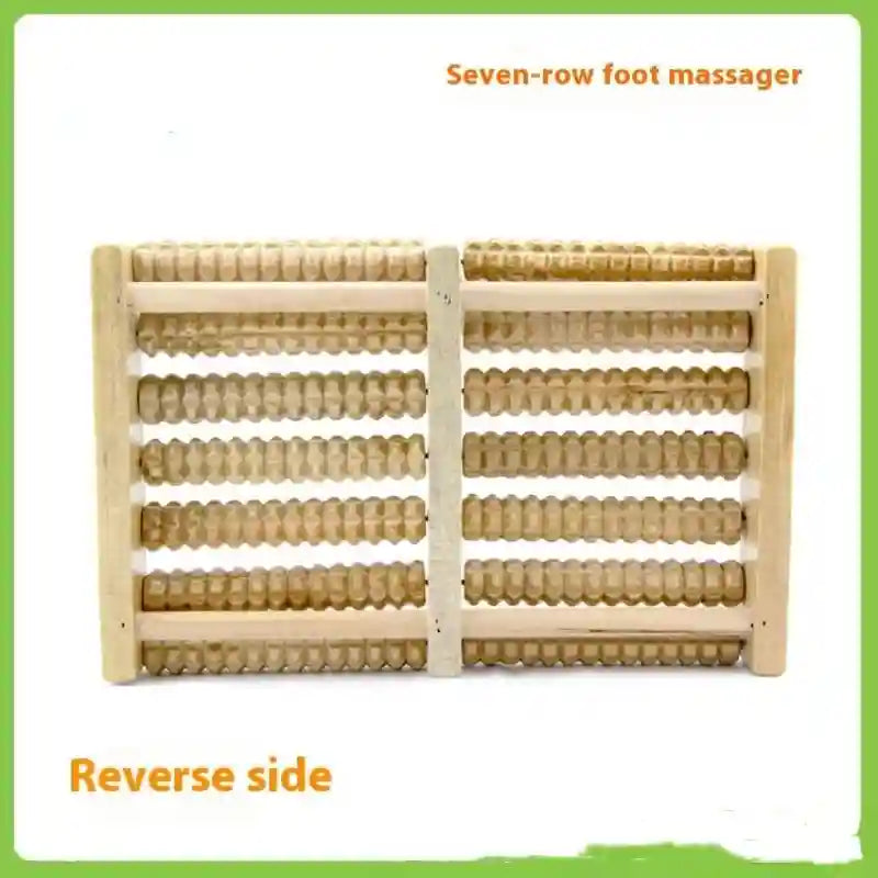Wooden Foot Massager Roller | Deep Tissue Reflexology Tool Massage Roller Tidesmit