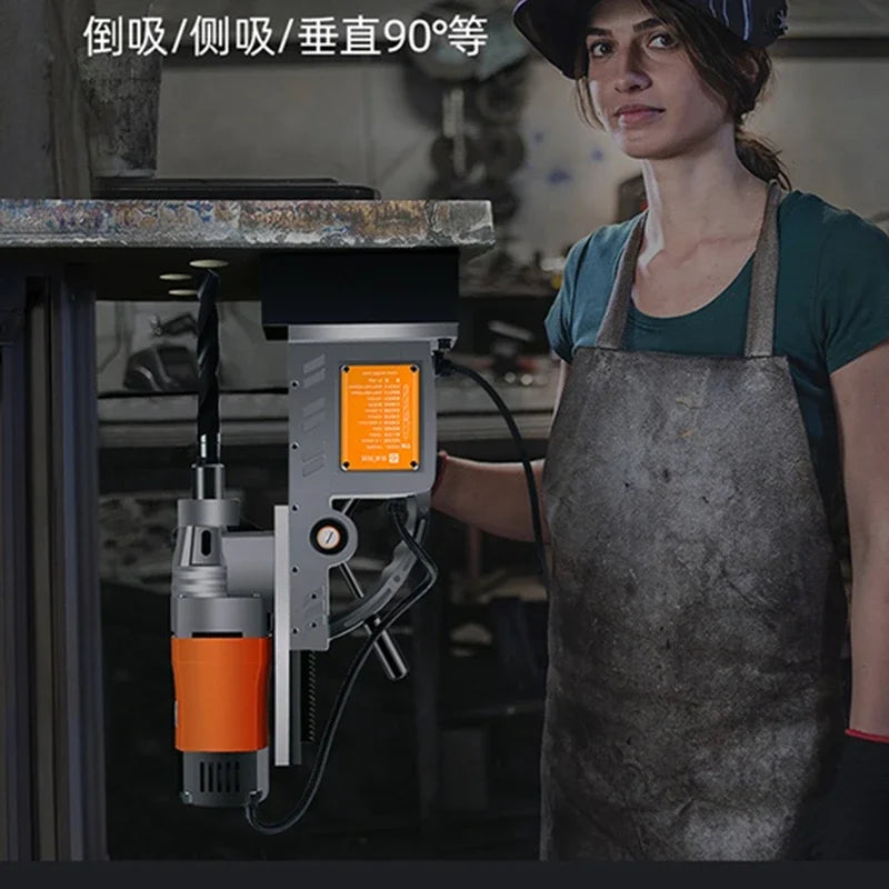 Electric Bench Drilling Rig Machine Magnetic Twist Bench Machine for Engineering Steel Structure 220V LY TN18RE