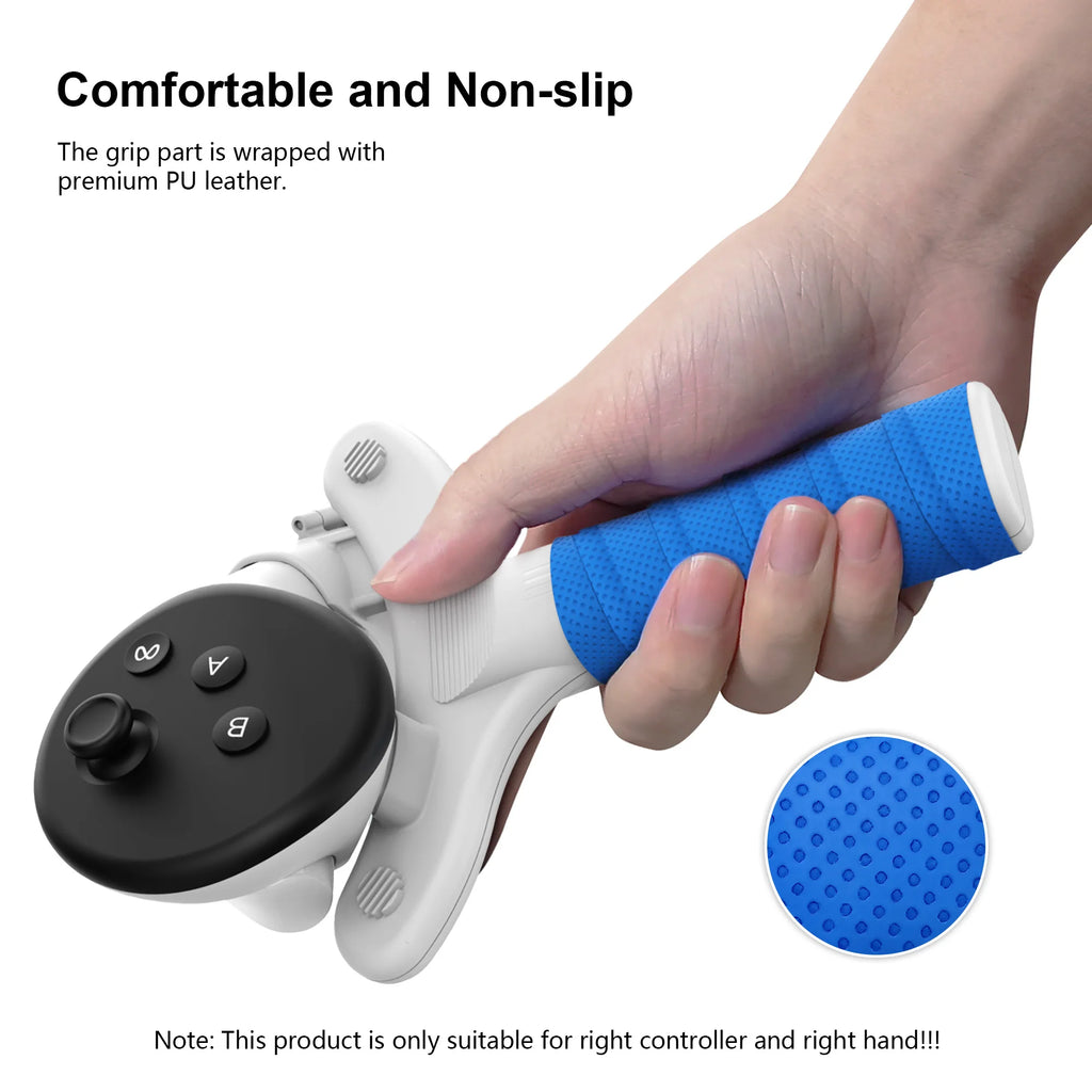 Meta Quest 3 Table Tennis Paddle Grip Handle Adapter - Ergonomic Design Tidesmit