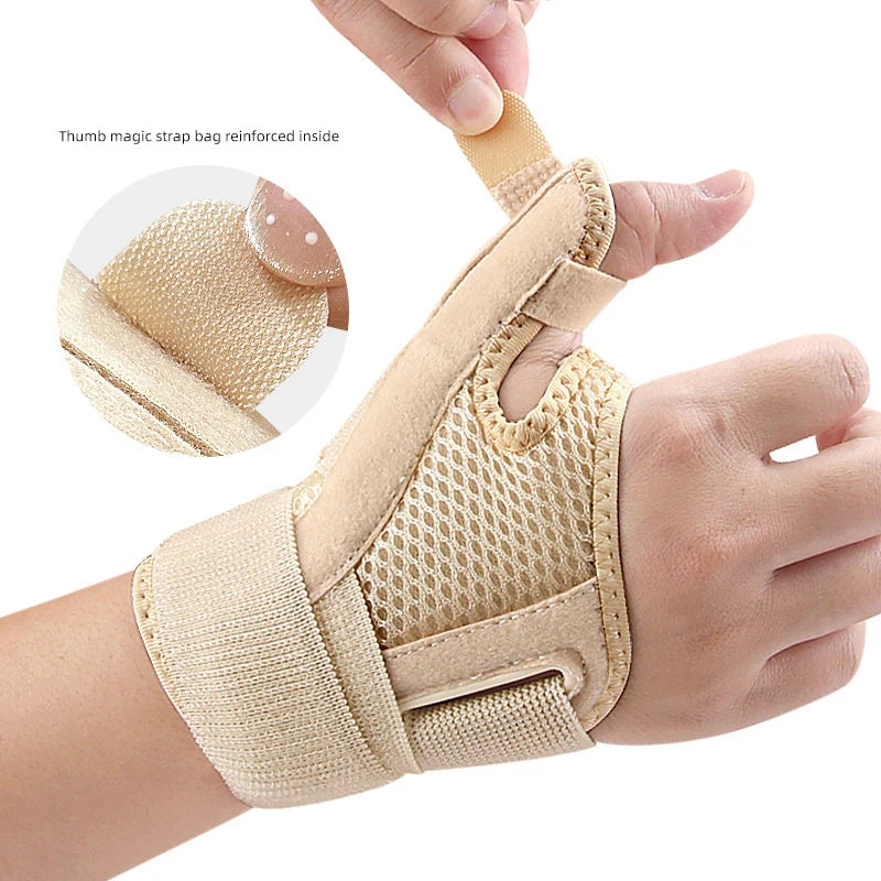 1Pc Thumb Support Brace Adjustable Wrist Thumb Stabilizer Immobilizer Trigger Thumbs Support Braces Flexible Splint Wrist