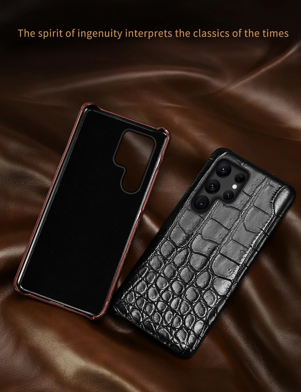 Samsung Galaxy S25 Ultra Leather Case - Slim Military-Grade Protection Tidesmit