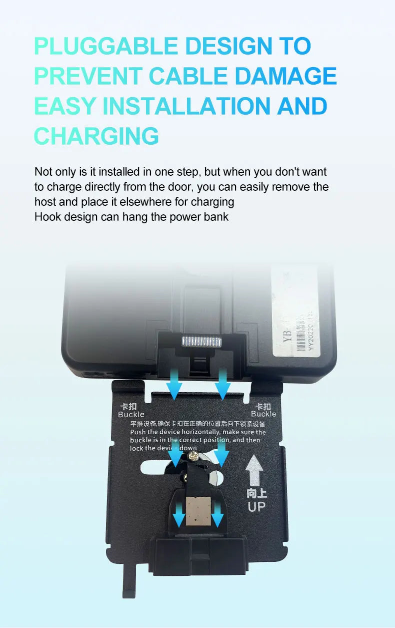 DANMINI 4.3'' Smart Door Peephole Camera WiFi Tuya Human Detection 6000mAh 120° 2KHD  3MP IPS HD Screen Remote Video Eye