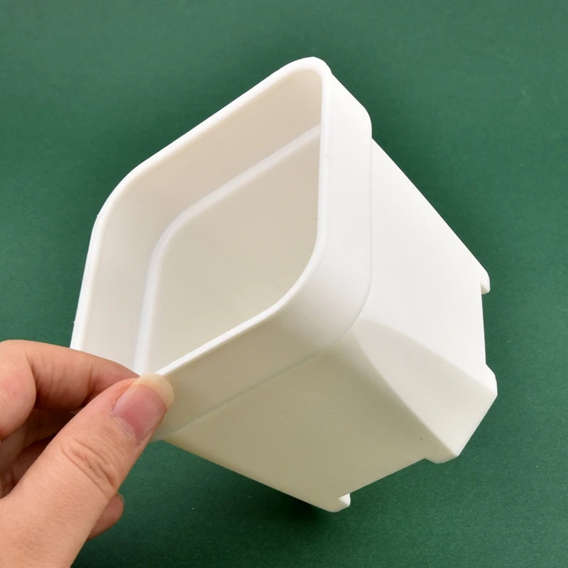 High Quality Thicken Flower Pots Succulents Plant Square Flowerpots Nursery Grow Container Cactus Pot & Planter Garden Supplies
