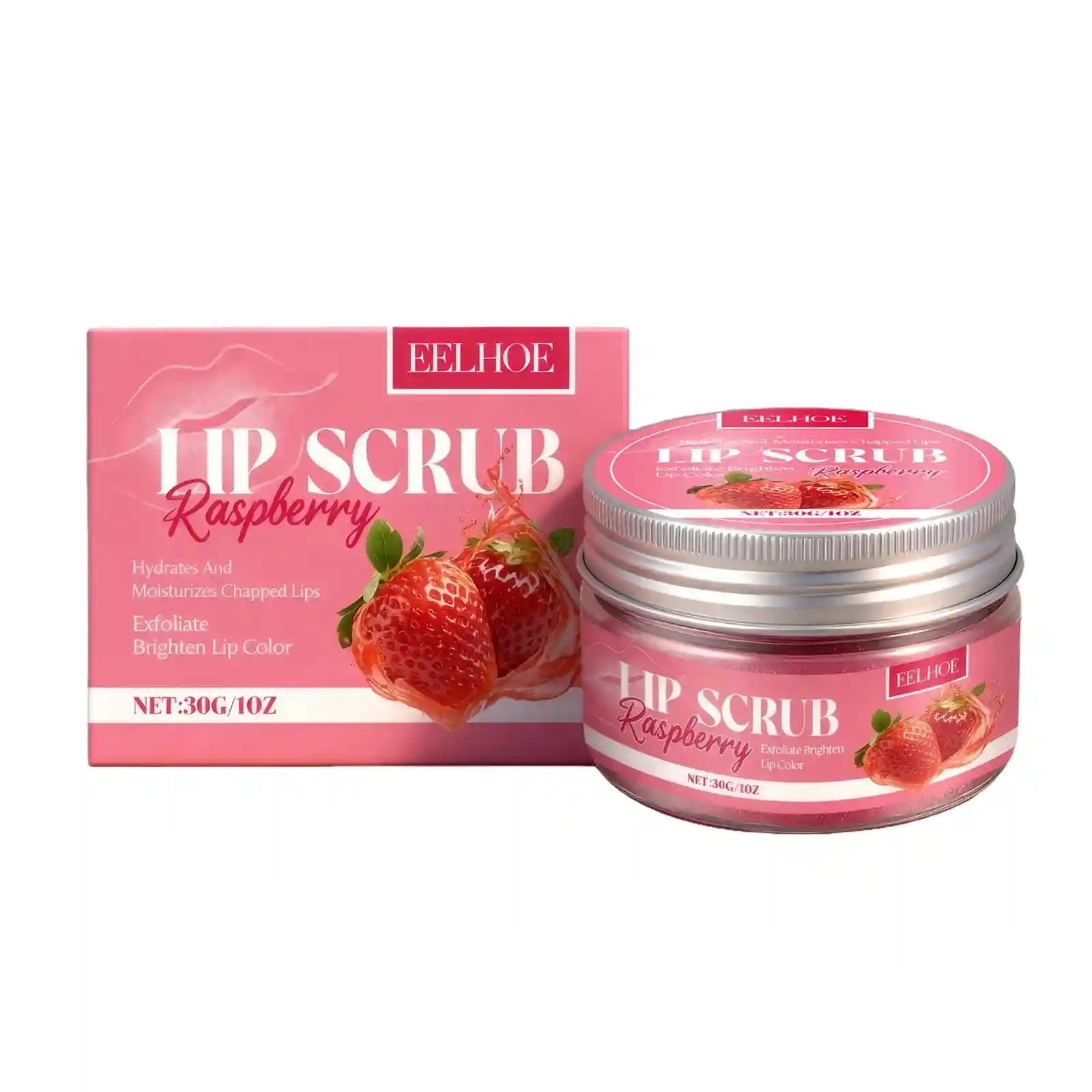 Strawberry Lip Scrub Exfoliating Balm | Moisturizing Lip Care 30g Lip Care 30g boxed Tidesmit