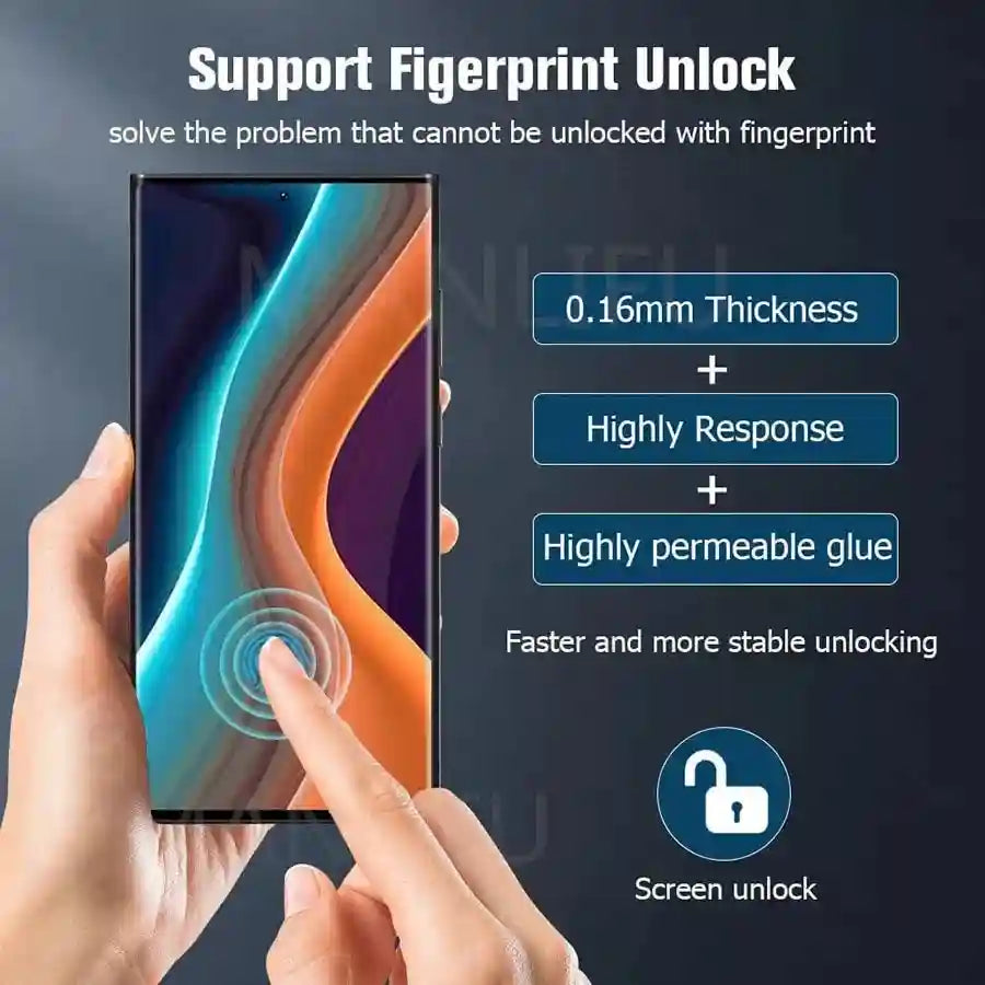 Privacy Screen Protector for Samsung Galaxy S25 Ultra - 9H Tempered Glass AE Tidesmit