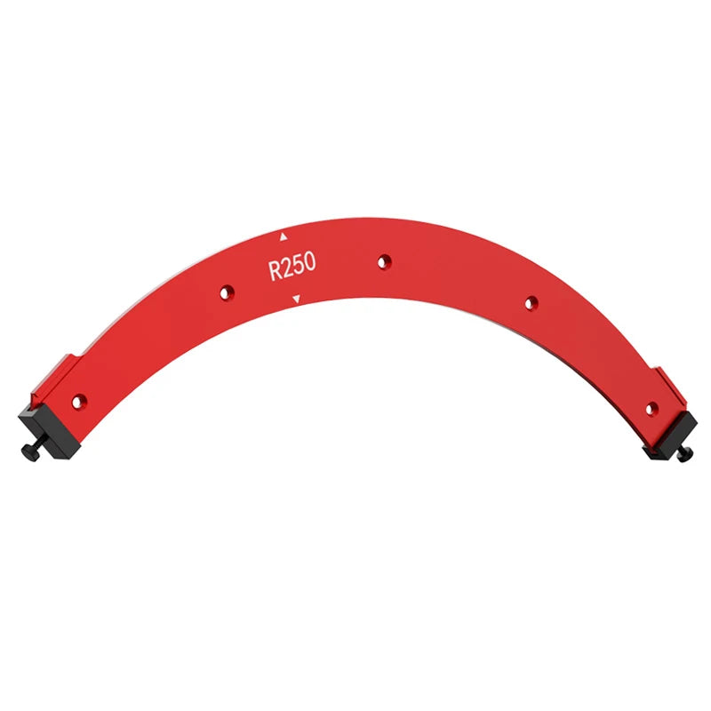 R100-R300 Radius Jig Woodworking Router Templates Arc Angle Positioning Template Corner Radius Reusable Positioning Tool