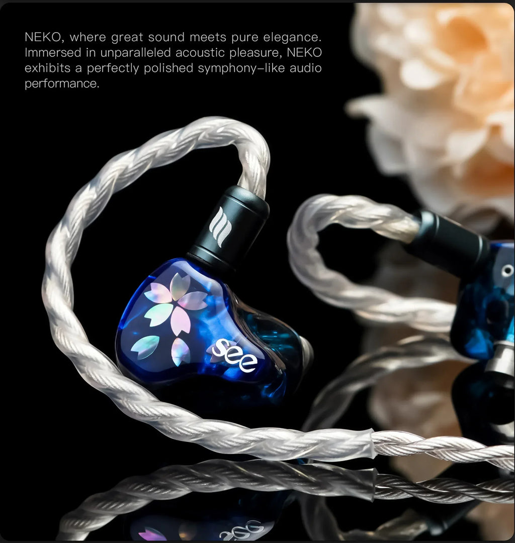 SeeAudio Neko In-Ear Monitors with 6BA Drivers by Tidesmit Tidesmit