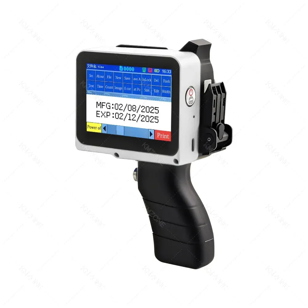 12.7mm Portable Mini Handheld Inkjet Printer for QR Barcode Batch Date Number Logo Expiry Date Coding Machine 28 Languages