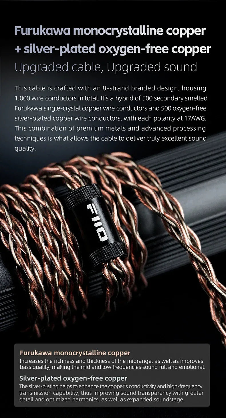 FT13 Closed-Back Audiophile Headphones | 60mm Wool Driver | Tidesmit Tidesmit